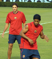 Ronaldinho intenta burlarme